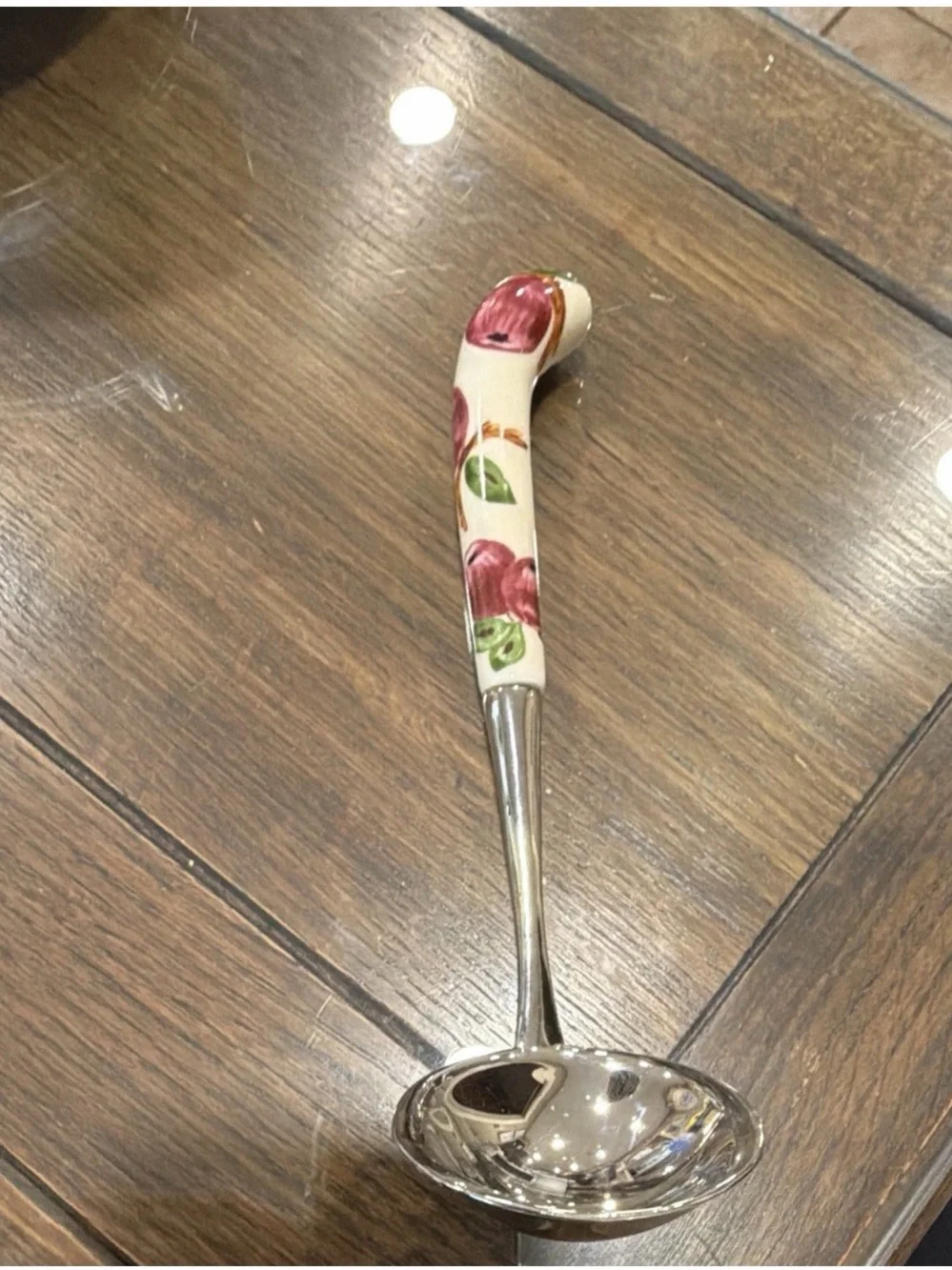 Franscian Apple pattern soup tureen and ladle